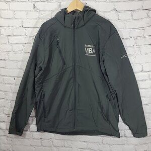 Eddie Bauer Jacket Mens XL Huntsman MBA Utah State University Hooded